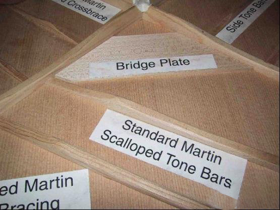 Martin Guitar Internal Sound Beam Structure Reveals