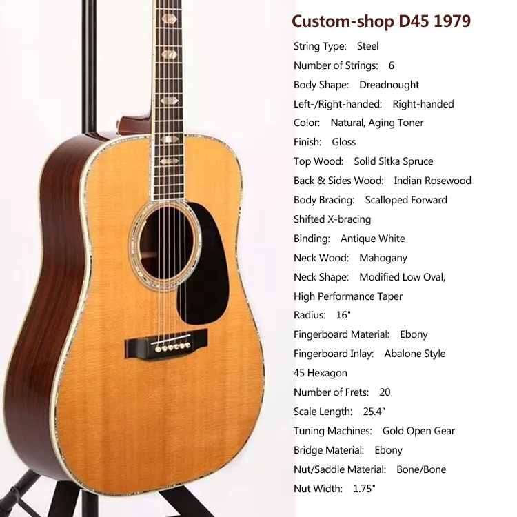 Legendary classics, when 1979 meets 1995 ---- Martin D-45 guitar